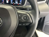 前方の車との車間を設定し、スピードを上げたり緩めたりを自動で行ってくれる追尾式の「レーダークルーズ」。上級装備の一つです!高級車にしかつかない嬉しい機能です。