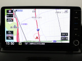 【純正9インチナビ】使いやすいナビ操作にオーディオ機能も充実!Bluetooth接続で運転中のハンズフリー電話や好みの音楽を車内に流す事が出来ます。ラインナップや車種に応じて豊富な機能が使用可能♪
