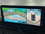 【アラウンドビューモニター】専用のカメラにより、上から見下ろしたような視点で360度クルマの周囲を確認することができます☆死角部分も確認しやすく、狭い場所での切り返しや駐車もスムーズに行えます。