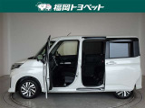 両側パワースライドドア付きだから、狭い駐車スペースなどでの 乗り降りラクラク!小さなお子さまのいるご家庭には嬉しい装備。