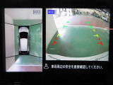 アラウンドビューモニターで車庫入れも空から見ている様に駐車できラクラクです。