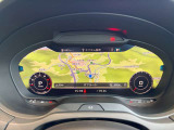 スピードメーターを小さくして、地図を画面いっぱいに表示することもできます。