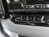 運転席のシートポジションを記憶・再現できるメモリー機能を搭載しています。