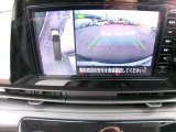 アラウンドビューモニター。クルマを上空から見下ろしているかのような映像で、駐車の際、周囲の安全を確認できます!