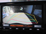 バックガイドモニターで、後方を確認しながら安心して駐車することができます。運転初心者も熟練者も必須の機能ですよ!