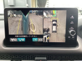 運転席から見づらいサイドミラー下部を映すサイドカメラ装備です!