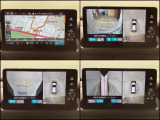 全周囲カメラ搭載☆運転席にいながら車全周囲が確認できるので駐車がスムーズに行なえます。駐車も楽々!