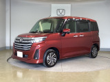 トヨタ ルーミー カスタムG、2025年式・走行距離2,549km、ファイアークオーツレッドの一台です。