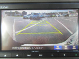 バックが苦手な方にもオススメなバックカメラ付き!広い画角で広範囲も見渡せます。