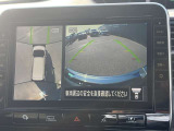 アラウンドビューモニター。クルマを上空から見下ろしているかのような映像で、駐車の際、周囲の安全を確認できます!