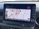 使い勝手が良いホンダ純正9インチインターナビは画面がとっても大きくて見やすいですよ〜(^^♪