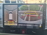 パノラミックビューモニター 車両上空より写したような画像をモニターに表示☆車庫入れや、幅寄せなどに大変便利な機能です♪