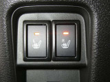 【シートヒーター搭載】シートを温めてくれる暖房機器です!長時間座っていると負担が掛かりやすい背中や腰、または冬場の寒い日に冷えやすい脚部に快適なぬくもりを♪