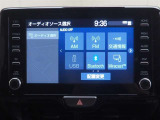 ラジオ再生やBluetoothに接続可能です。