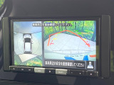 【アラウンドビューモニター】専用のカメラにより、上から見下ろしたような視点で360度クルマの周囲を確認することができます☆死角部分も確認しやすく、狭い場所での切り返しや駐車もスムーズに行えます。
