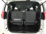 とても広々、大きな開口部の荷室スペースです。大きな荷物も楽々収納出来ちゃいます。