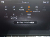 NissanConnectナビゲーションシステム(地デジ内蔵)(9インチワイドディスプレイ、ハンズフリーフォン、VICS(FM多重)、ボイスコマンド、Bluetooth対応、USB接続、HDMI接続、Apple CarPlay ・ Android Auto