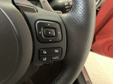 オーディオや運転支援機能などを手元で操作できるステアリングスイッチ。操作時の視線移動が少なく、安全にも貢献します。