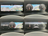 【インタラクティブドライバーディスプレイ】ナビゲーション、電話、各種メディア情報を表示。ステアリングホイールのメニューからレイアウト変更が可能です。