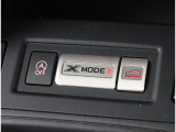 X-MODE搭載!スバルが自信を持ってお勧めする本格オフロード走行機能!雪道や泥道も楽々。急な下り坂もX-MODEがあれば加速を自動的に抑えてくれるので安心。※路面状況によっては性能に限界があります。