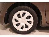 ■装着ホイール■  スチールホイール&車体デザインにマッチしたホイールキャップです。