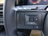 ステアリングスイッチ 手元でメーター内の車両設定を行えます!