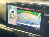【パノラミックビューモニター】専用のカメラにより、上から見下ろしたような視点で360度クルマの周囲を確認することができます☆縦列駐車や幅寄せ時に活躍してくれます♪