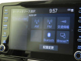 オーディオソース選択画面です。Bluetoothオーディオをご利用いただけます。