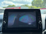 ブラインドスポットモニター ナビのOPT(オプション)ボタンを二回押すことで運転席からの死角もカバーできます