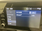 車内Wi-Fi設定もできます。