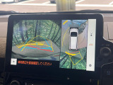 【パノラミックビューモニター】専用のカメラにより、上から見下ろしたような視点で360度クルマの周囲を確認することができます☆死角部分も確認しやすく、狭い場所での切り返しや駐車もスムーズに行えます。