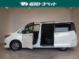 両側パワースライドドア付きだから、狭い駐車スペースなどでの 乗り降りラクラク!小さなお子さまのいるご家庭には嬉しい装備。