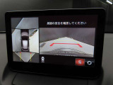 360&deg;モニターが標準装備されておりますので、細い道や狭い駐車場でもラクラク♪ 視認性もバッチリです。