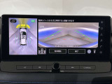 上からの視点で狭い駐車場への駐車に役立つ、アラウンドビューモニター対応純正メモリーナビが装備されております。パーキングアシスト機能付きですので、駐車もしやすいです。