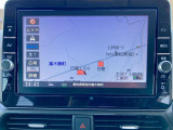日産オリジナルナビゲーション。9インチワイドモニター。