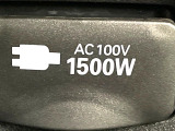 【1500Wアクセサリーコンセント】消費電力1500Wまでの家電が使えます。キャンプやスポーツ・アウトドアでのアクティビティはもちろん、災害・停電の際に大活躍♪