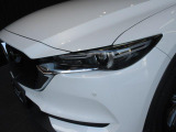 アダプティブLEDヘッドライトは30km/h以上で前方・対向車の部分のみ減光して照射することで相手ドライバーをまぶしくさせることなく明るい視界を確保し、95km/h以上ではヘッドランプの照射角度を上に
