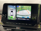 【アラウンドビューモニター】専用のカメラにより、上から見下ろしたような視点で360度クルマの周囲を確認することができます☆死角部分も確認しやすく、狭い場所での切り返しや駐車もスムーズに行えます。