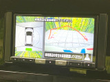 【アラウンドビューモニター】専用のカメラにより、上から見下ろしたような視点で360度クルマの周囲を確認することができます☆死角部分も確認しやすく、狭い場所での切り返しや駐車もスムーズに行えます。