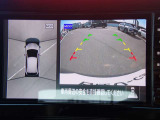 上からの視点で狭い駐車場への駐車などに役立つアラウンドビューモニターです♪