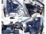 長時間の運転も疲れにくいシート設計となっております。黒で統一されていて、運転に集中できる車内空間になっています!