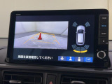バックカメラの画像です。ガイドラインがスムースな車庫入れをサポートいたします!車庫入れの安心感がアップしますね☆