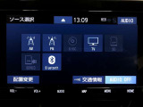 ラジオ、フルセグテレビ、CD再生、DVD再生、SD再生(音楽/動画)、SD録音(別途SDカードが必要です)、Bluetoothオーディオが使用可能です。詳しい仕様については展示店舗までお尋ねください。