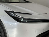 LEDヘッドライトです。デザイン性がよくとても明るいので、夜間の走行や悪天候でも安心です。しかも長寿命!