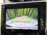 【バックカメラ】駐車時に後方がリアルタイム映像で確認できます。大型商業施設や立体駐車場での駐車時や、夜間のバック時に大活躍!運転スキルに関わらず、今や必須となった装備のひとつです!