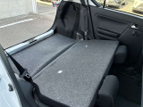 シートが倒せて荷物も楽々