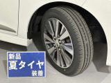 安心、新品夏タイヤ装着! タイヤサイズ 165/55R15