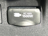 【1500Wアクセサリーコンセント】消費電力1500Wまでの家電が使えます。キャンプやスポーツ・アウトドアでのアクティビティはもちろん、災害・停電の際に大活躍♪