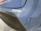 センサー付きなので駐車時も安心です