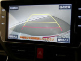 車庫入れの強い味方。後退時の死角をチェックするために便利です。